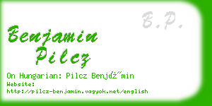 benjamin pilcz business card